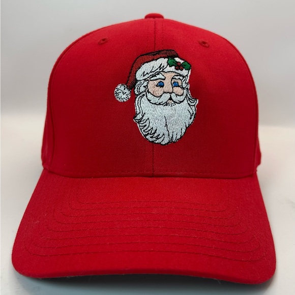 ☃️- Ho Ho Ho Christmas ball cap. Santa on the front and Frosty on the back. … - Picture 1 of 9